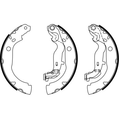 0 986 487 774 Bremsbackensatz