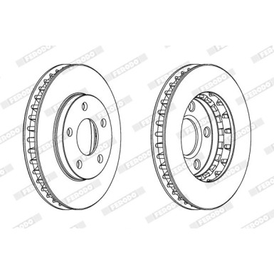 Ferodo | Bremsscheibe | DDF1030 Ferodo | Bremsscheibe | DDF1030