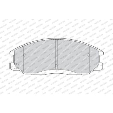 FDB1605 Bremsbelagsatz, Scheibenbremse PREMIER ECO FRICTION