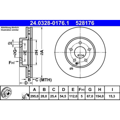 24.0328-0176.1 Bremsscheibe PowerDisc