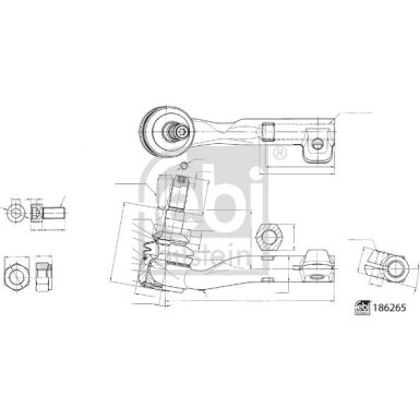 FEBI BILSTEIN 186265 Spurstangenkopf