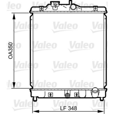 Valeo | Kühler, Motorkühlung | 734117