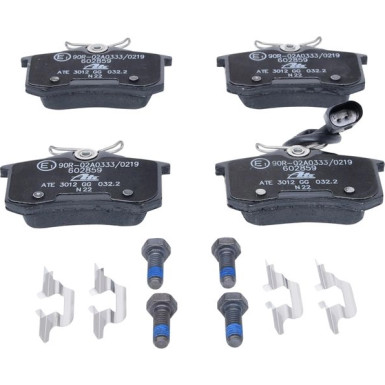 13.0460-2859.2 Bremsbelagsatz, Scheibenbremse