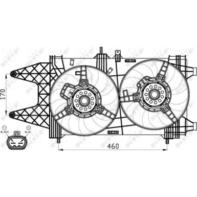 47542 Lüfter, Motorkühlung
