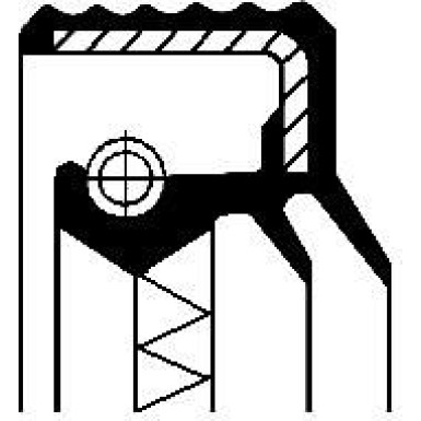 01016684B Wellendichtring, Radnabe