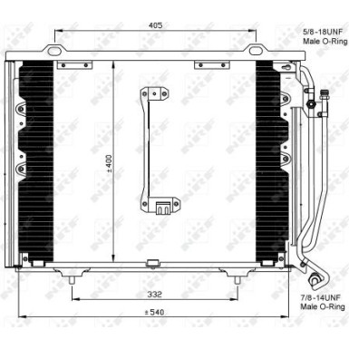 35215 Kondensator, Klimaanlage EASY FIT