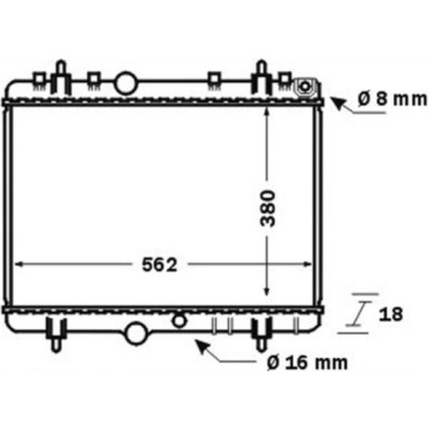 CR 1501 000S Kühler, Motorkühlung BEHR