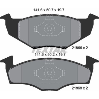 2186603 Bremsbelagsatz, Scheibenbremse Q+