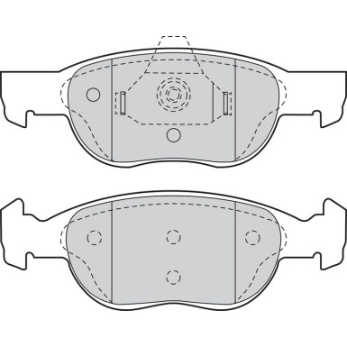 302038 Bremsbelagsatz, Scheibenbremse ESSENTIAL