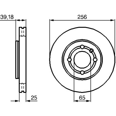 BOSCH | Bremsscheibe | 0 986 479 054