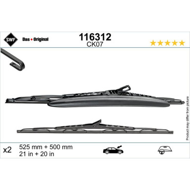SWF Wischblatt DAS ORIGINAL SET 116312