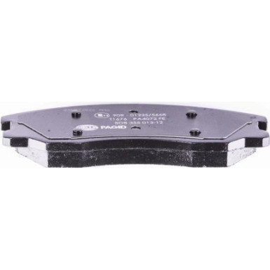 Hella Pagid | Bremsbelagsatz, Scheibenbremse | 8DB 355 013-121