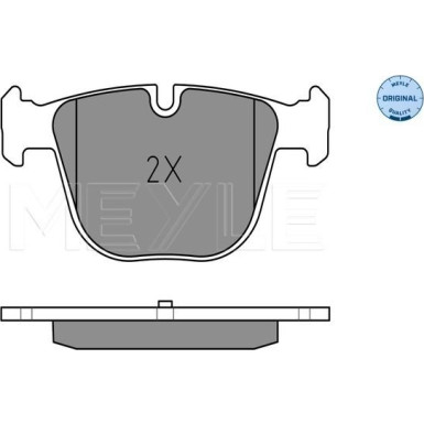 Meyle Bremsbelagsatz, Scheibenbremse MEYLE-ORIGINAL: True to OE 025 237 3017