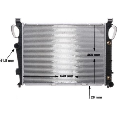 CR 304 000S Kühler, Motorkühlung BEHR