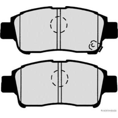 J3602086 Bremsbelagsatz, Scheibenbremse