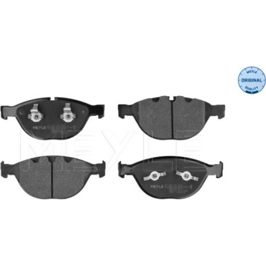 025 237 9120 Bremsbelagsatz, Scheibenbremse MEYLE-ORIGINAL: True to OE.