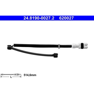 24.8190-0027.2 Warnkontakt, Bremsbelagverschleiß