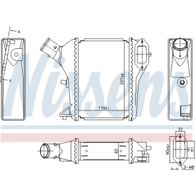 961423 Ladeluftkühler ** FIRST FIT **