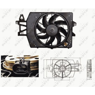 47682 Lüfter, Motorkühlung