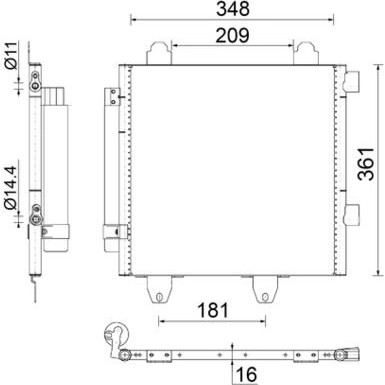 Mahle | Kondensator, Klimaanlage | AC 459 001S