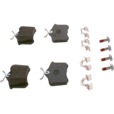 BOSCH | Bremsbelagsatz, Scheibenbremse | 0 986 494 600