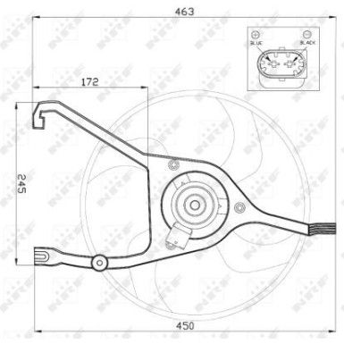 47448 Lüfter, Motorkühlung