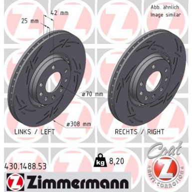 Zimmermann Bremsscheibe BLACK Z 430.1488.53