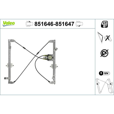 Valeo | Fensterheber | 851646