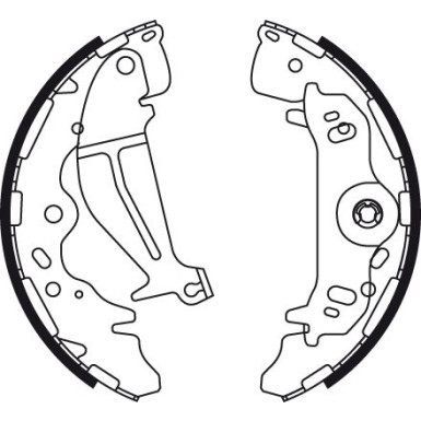 GS8774 Bremsbackensatz GS8774 Bremsbackensatz