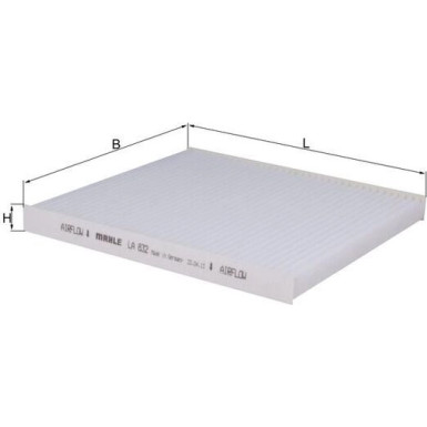 LA 832 Filter, Innenraumluft