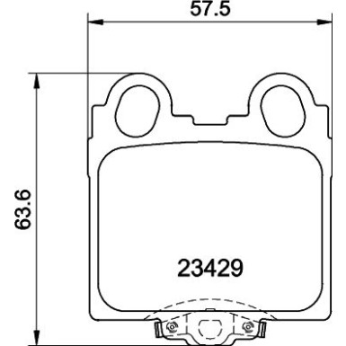 8DB 355 011-591 Bremsbelagsatz, Scheibenbremse