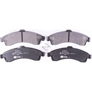 Hella Pagid | Bremsbelagsatz, Scheibenbremse | 8DB 355 012-811