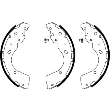 0 986 487 922 Bremsbackensatz 0 986 487 922 Bremsbackensatz