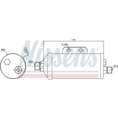 Nissens | Trockner, Klimaanlage | 95482