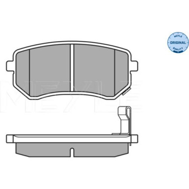 Meyle | Bremsbelagsatz, Scheibenbremse | 025 242 7614/W
