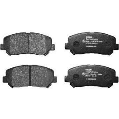 Delphi Bremsbelagsatz, Scheibenbremse LP2481