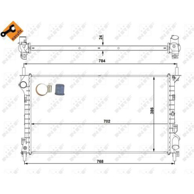 53713 Kühler, Motorkühlung EASY FIT 53713 Kühler, Motorkühlung EASY FIT