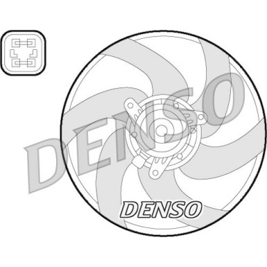 Denso | Lüfter, Motorkühlung | DER21022