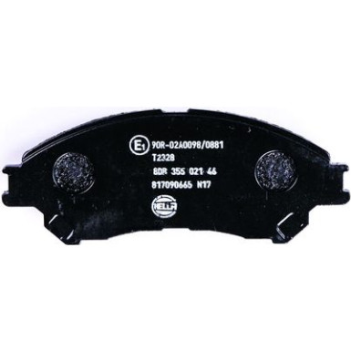 Hella | Bremsbelagsatz, Scheibenbremse | 8DB 355 021-461