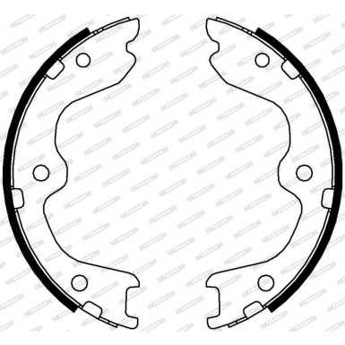 FSB4005 Bremsbackensatz, Feststellbremse PREMIER FSB4005 Bremsbackensatz, Feststellbremse PREMIER