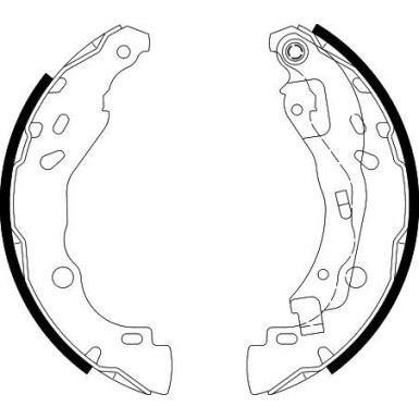 8DB 355 002-641 Bremsbackensatz