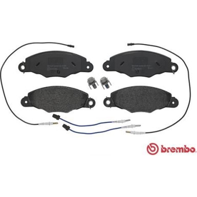 Brembo | Bremsbelagsatz, Scheibenbremse | P 61 061