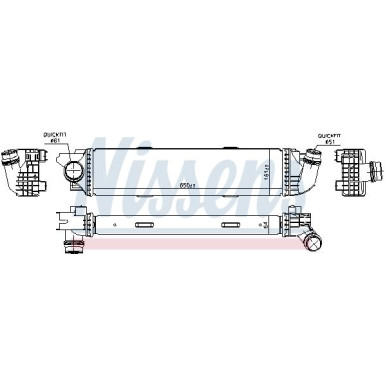 96149 Ladeluftkühler ** FIRST FIT ** 96149 Ladeluftkühler ** FIRST FIT **