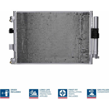 940463 Kondensator, Klimaanlage ** FIRST FIT ** 940463 Kondensator, Klimaanlage ** FIRST FIT **