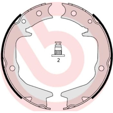 Brembo Bremsbackensatz, Feststellbremse ESSENTIAL LINE S 54 519 Brembo Bremsbackensatz, Feststellbremse ESSENTIAL LINE S 54 519