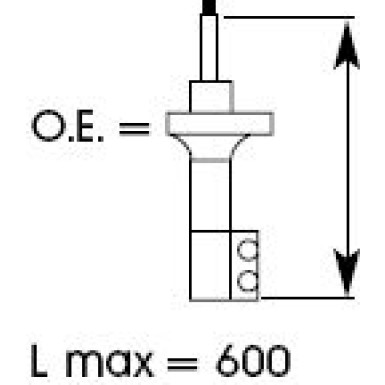 334483 Stoßdämpfer Excel-G 334483 Stoßdämpfer Excel-G