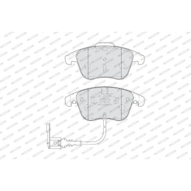 Ferodo Bremsbelagsatz, Scheibenbremse PREMIER ECO FRICTION FDB4057