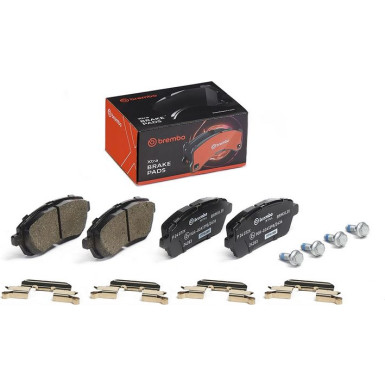 Brembo Bremsbelagsatz, Scheibenbremse XTRA LINE P 24 072X