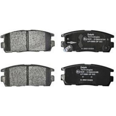 Delphi Bremsbelagsatz, Scheibenbremse LP1988
