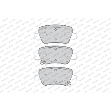 FDB4411 Bremsbelagsatz, Scheibenbremse PREMIER ECO FRICTION
